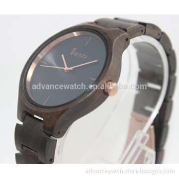 slim case wood watch Wholesale simple Wood Watch, Custom Logo Wrist Watch, watches men with japan quartz movement watches